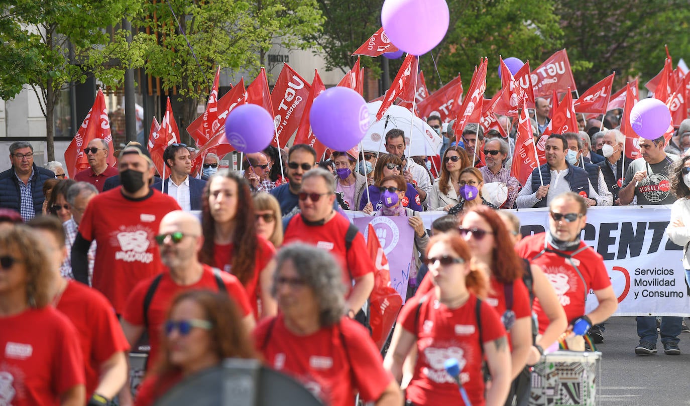 Fotos: Manifestación del 1º de Mayo por las calles de Valladolid (1/2)