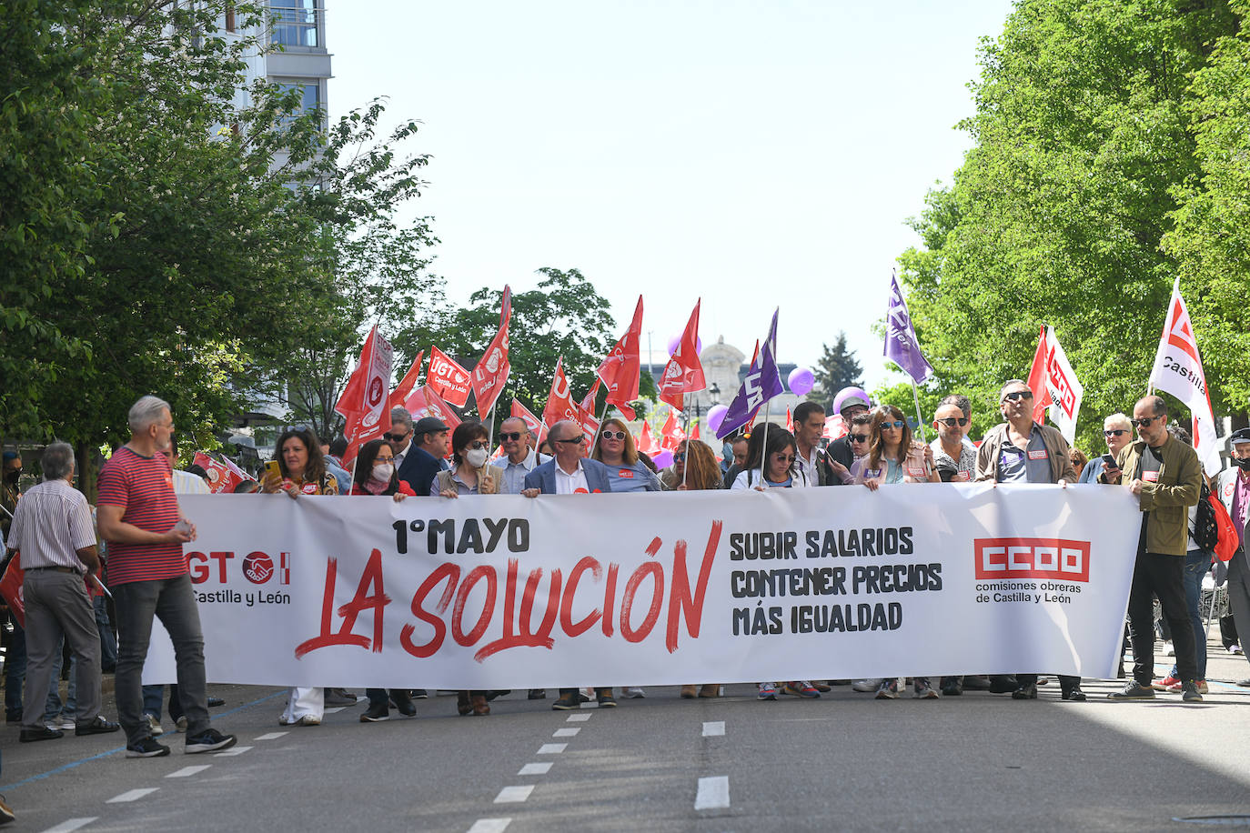 Fotos: Manifestación del 1º de Mayo por las calles de Valladolid (2/2)