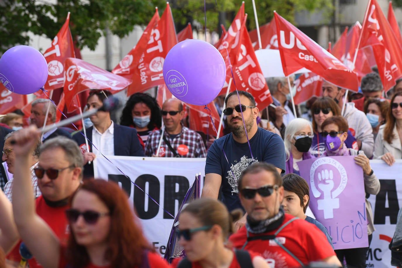 Fotos: Manifestación del 1º de Mayo por las calles de Valladolid (2/2)