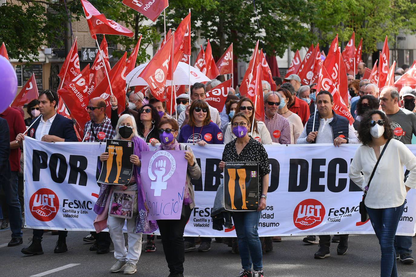 Fotos: Manifestación del 1º de Mayo por las calles de Valladolid (2/2)