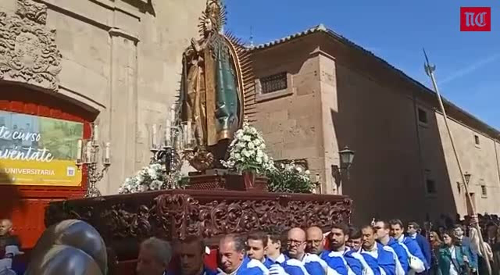 Procesión extraordinaria de La Inmaculada en Salamanca