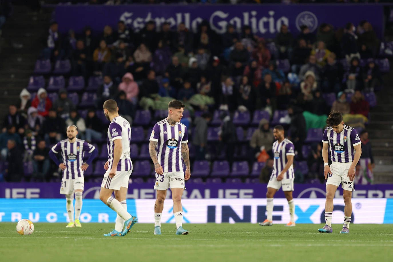 Las imágenes del encuentro entre el Real Valladolid y la Real Sociedad. 