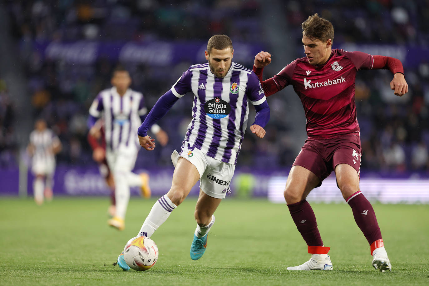 Las imágenes del encuentro entre el Real Valladolid y la Real Sociedad. 