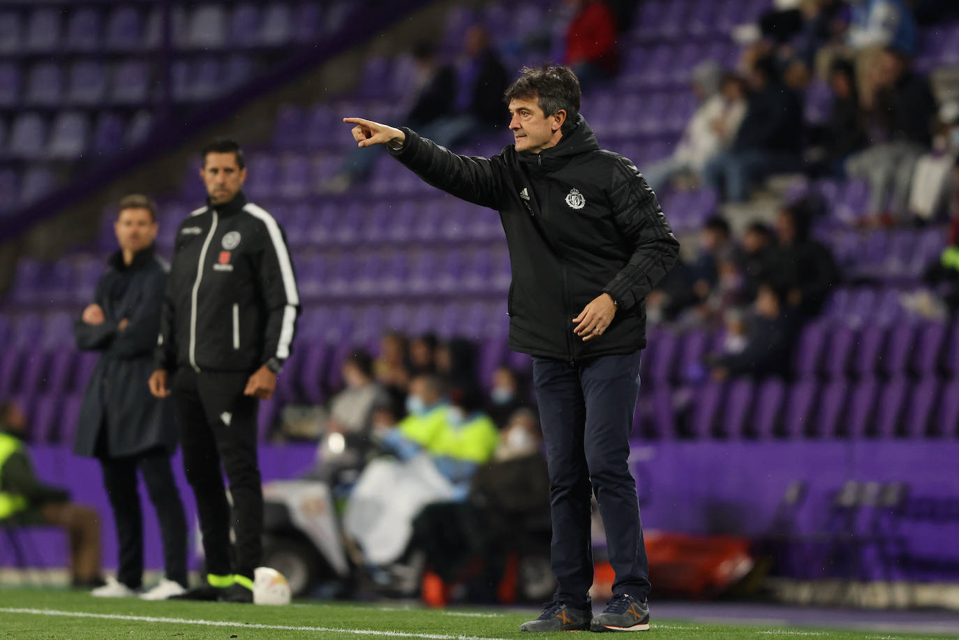 Las imágenes del encuentro entre el Real Valladolid y la Real Sociedad. 