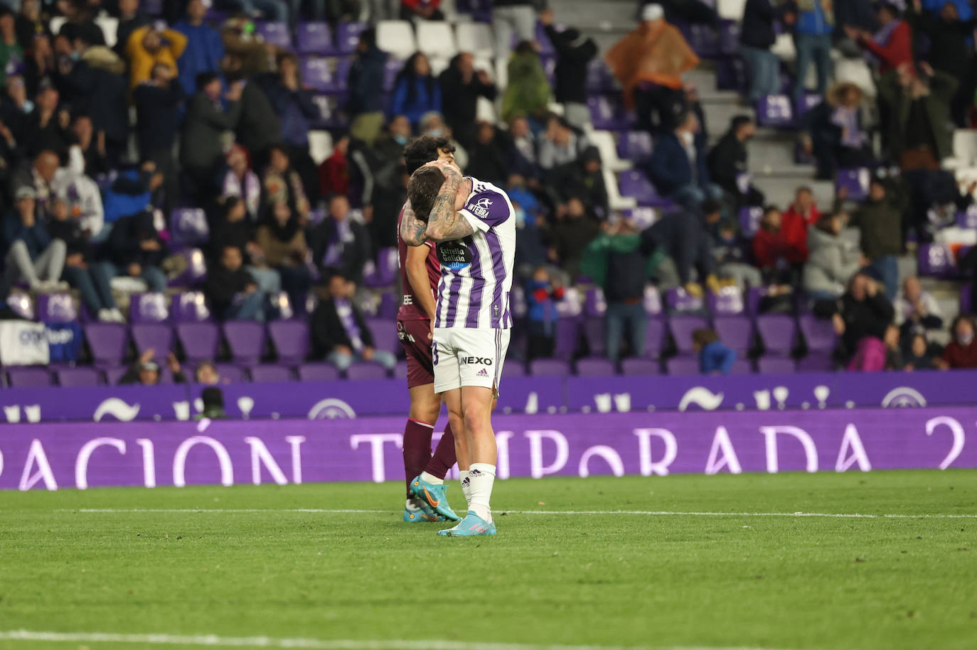 Las imágenes del encuentro entre el Real Valladolid y la Real Sociedad. 