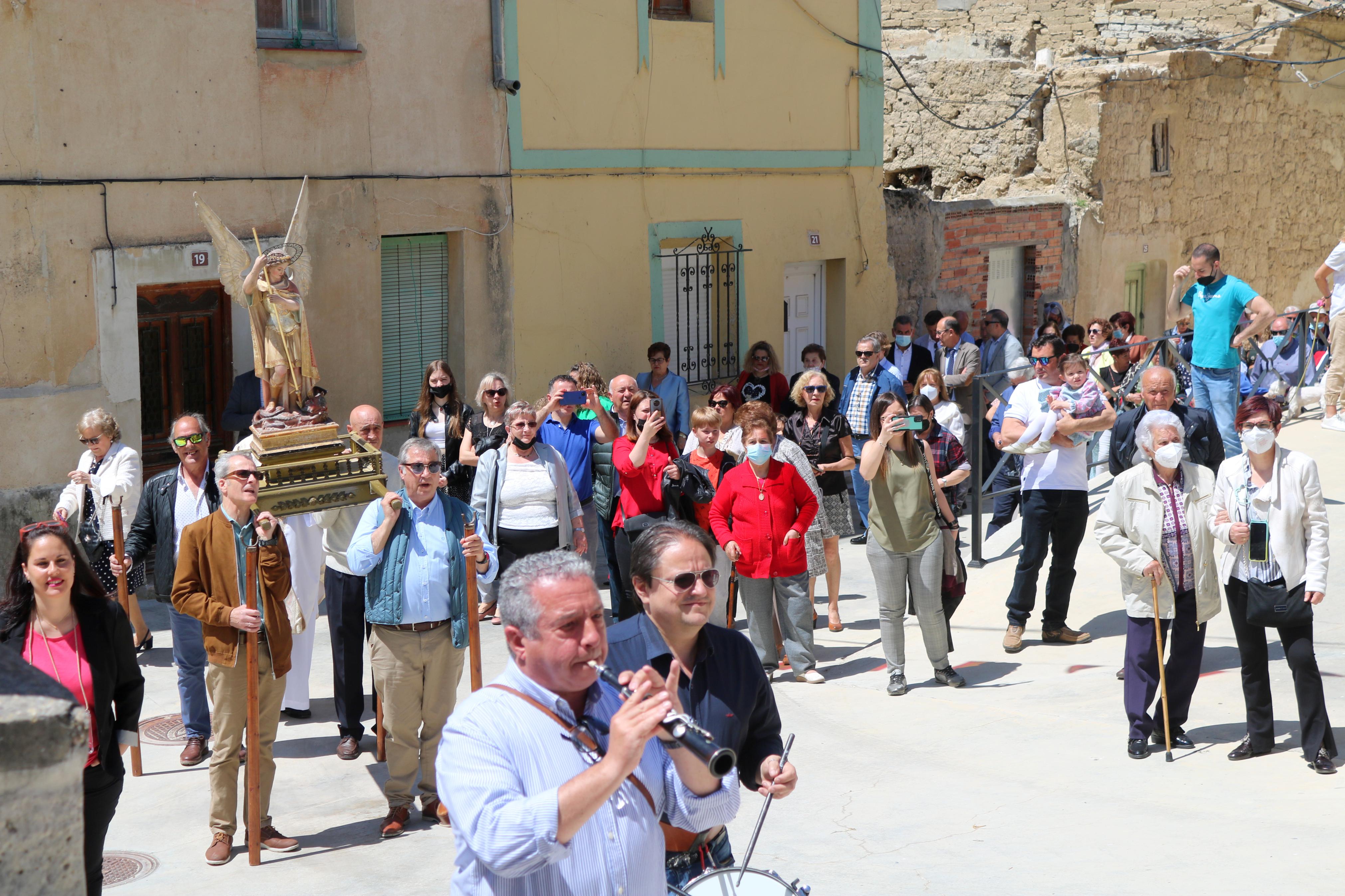 Los hornilleros danzaron en honor a San Miguel Arcángel