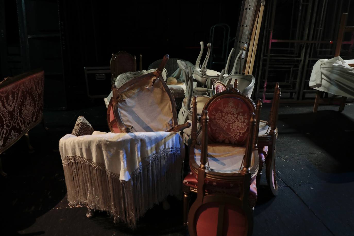 Fotos: La Traviata en el Teatro Calderón, entre bambalinas (2/2)