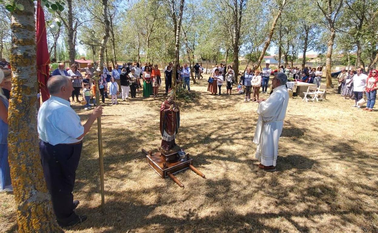 Bendición de los campos, este lunes en Santa Eufemia del Arroyo.