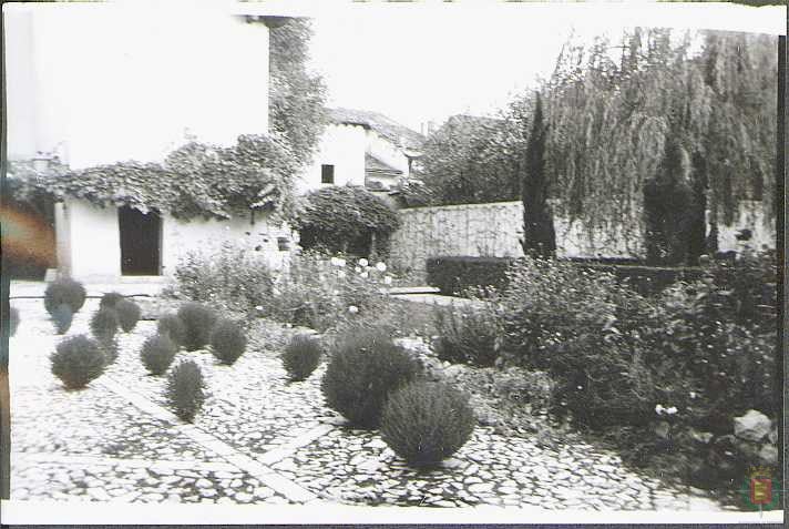 Vista del jardín.