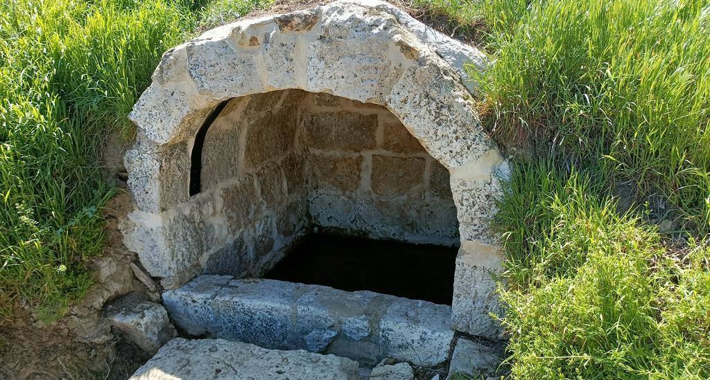 La fuente de Gatón de Campos tras la restauración. 