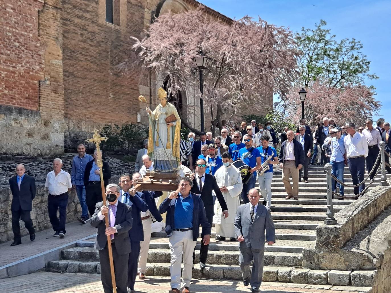 Procesión de San Mamerto en Ceinos de Campos. 