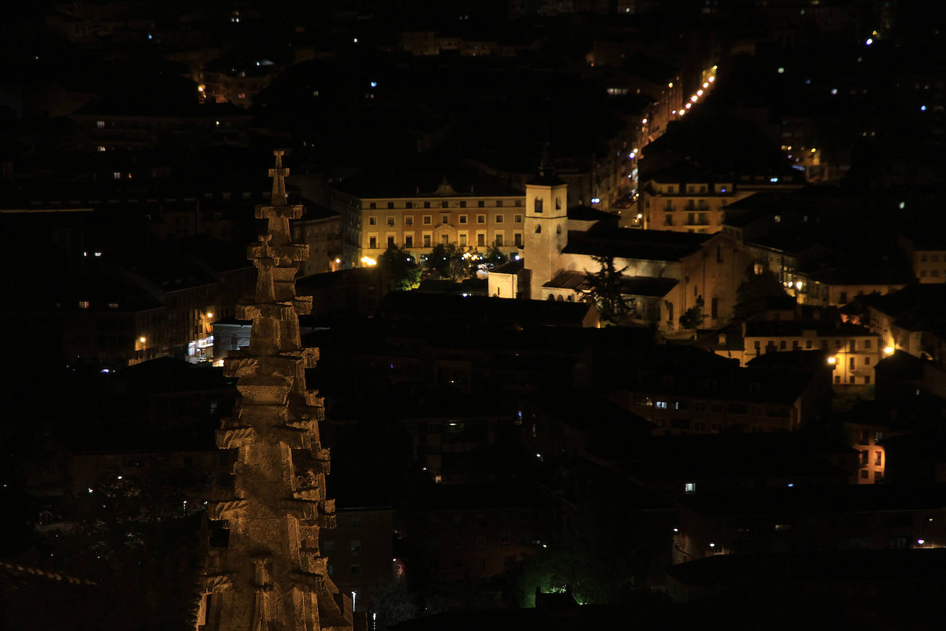 Vistas de Segovia desde la Catedral.