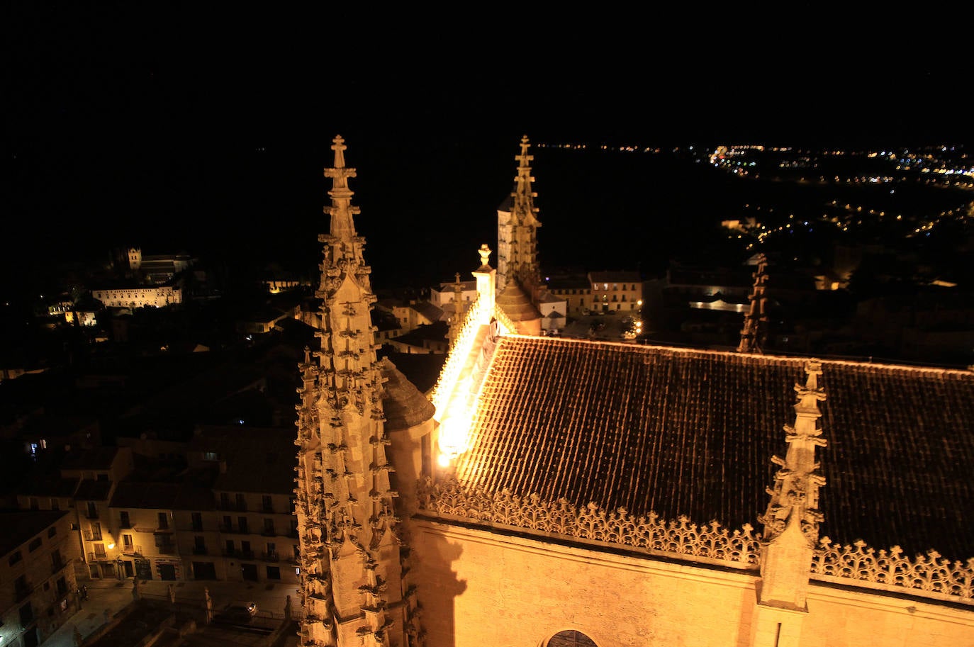 Vistas de Segovia desde la Catedral.