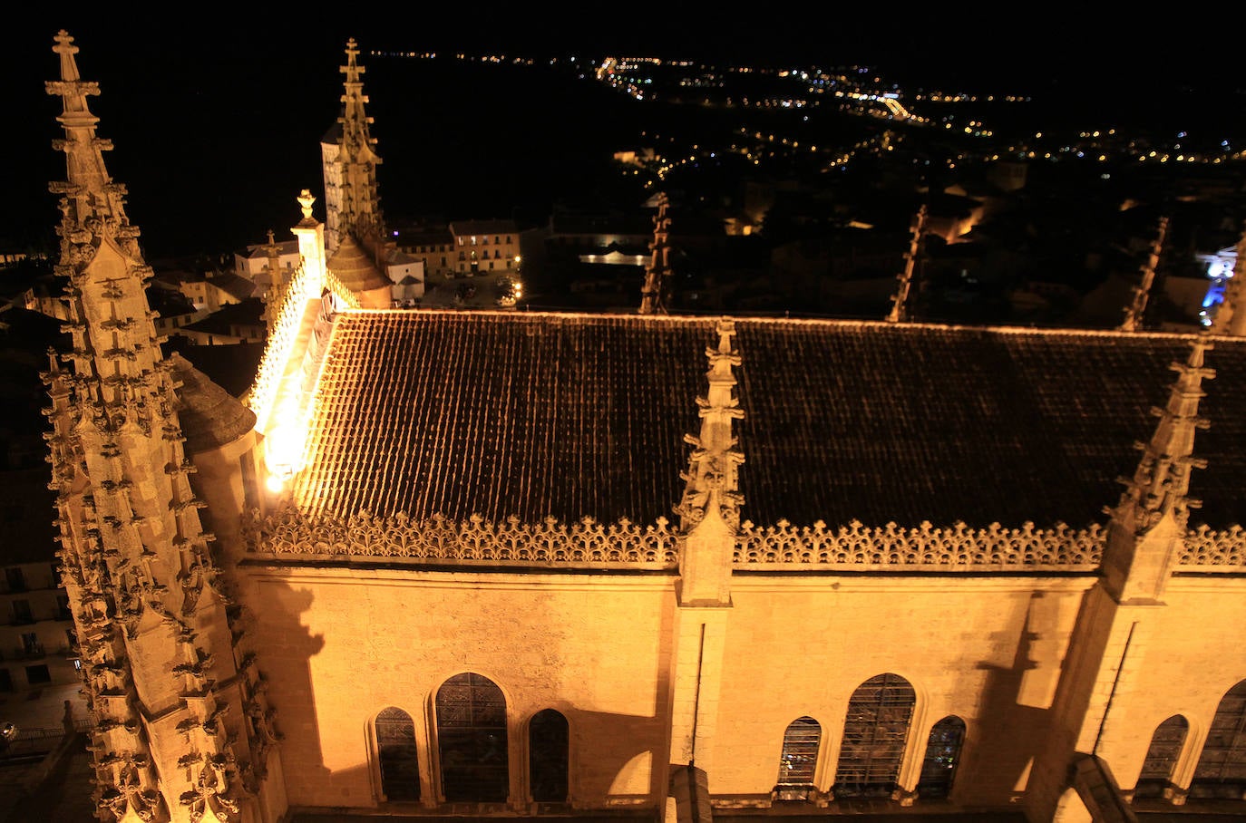 Vistas de Segovia desde la Catedral.