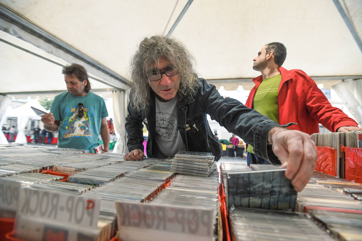 La feria del disco de Valladolid, en Portugalete. 