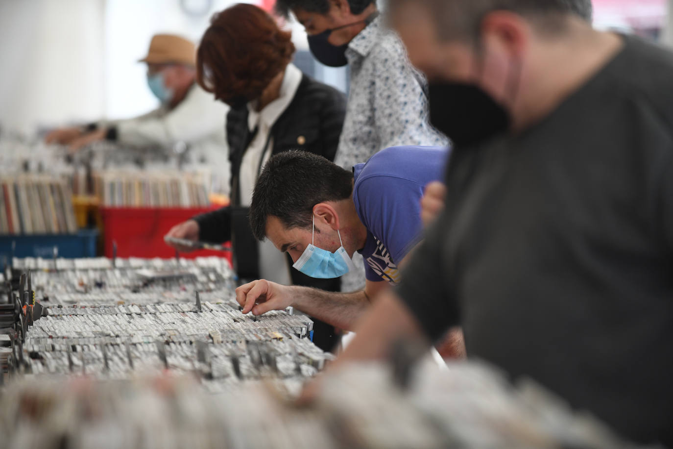 La feria del disco de Valladolid, en Portugalete. 