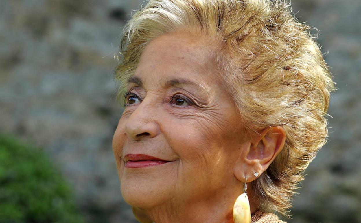 Teresa Berganza, en Santander en 2013. 