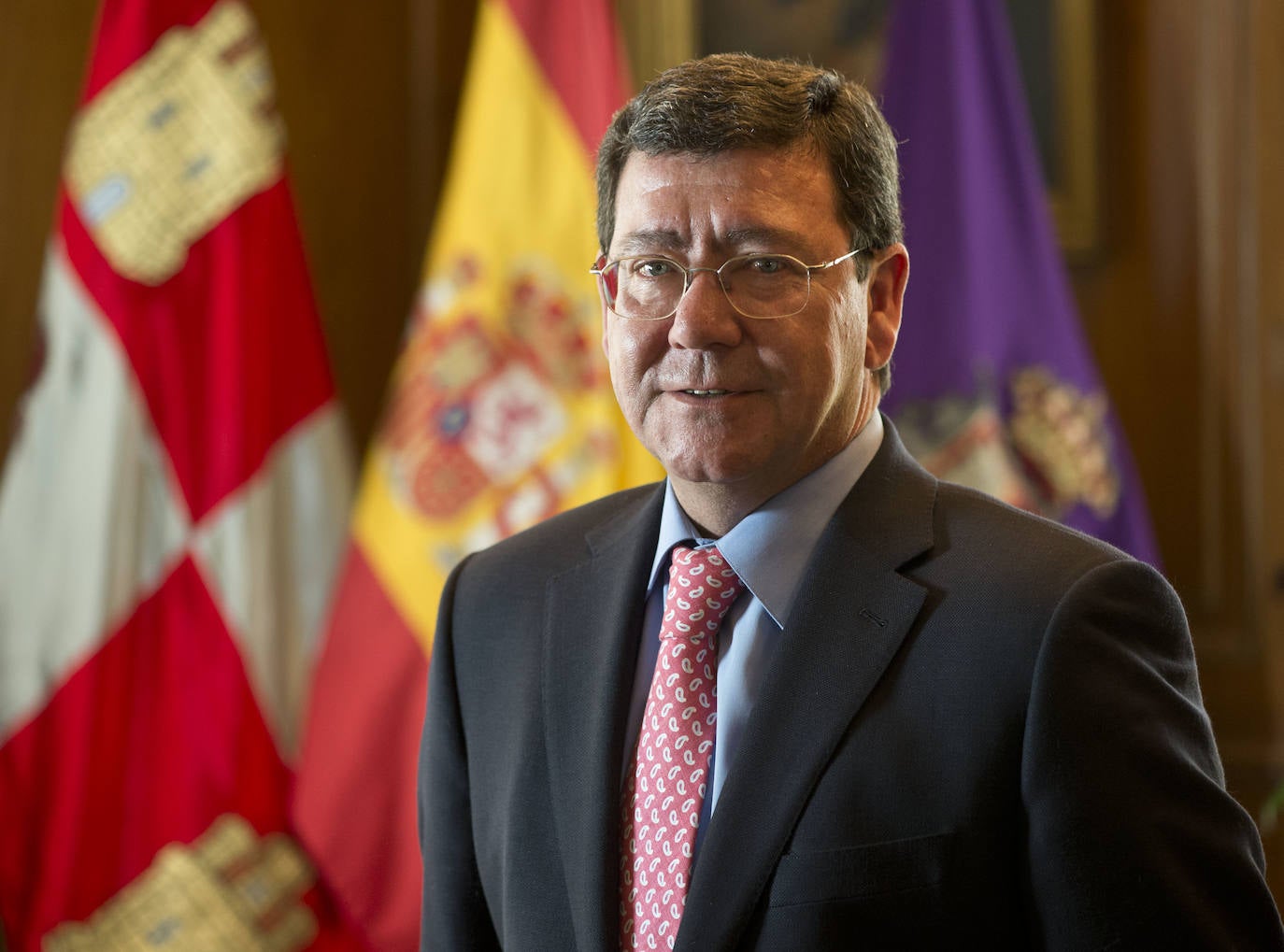 césar rico. presidente de la diputación de burgos