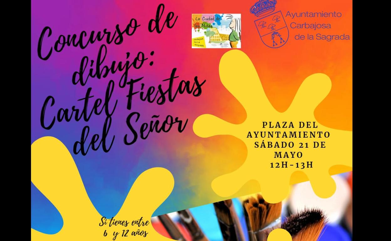 Carbajosa convoca un concurso de dibujo infantil para elegir el cartel de las Fiestas del Señor