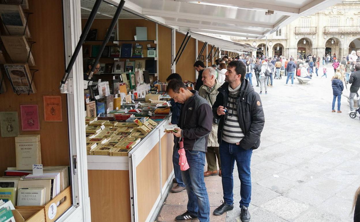 Feria del Libro de Salamanca celebrada en noviembre de 2019..