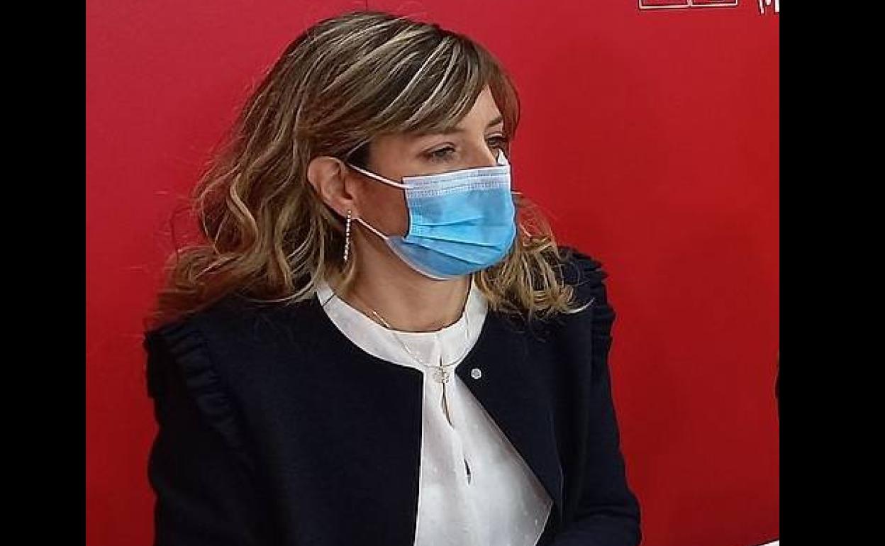 La secretaria de educación en la ejecutiva provincial del PSOE de Salamanca, Cristina López. 