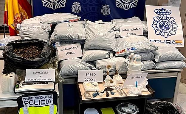 Las sustancias intevenidas en Bilbao. 