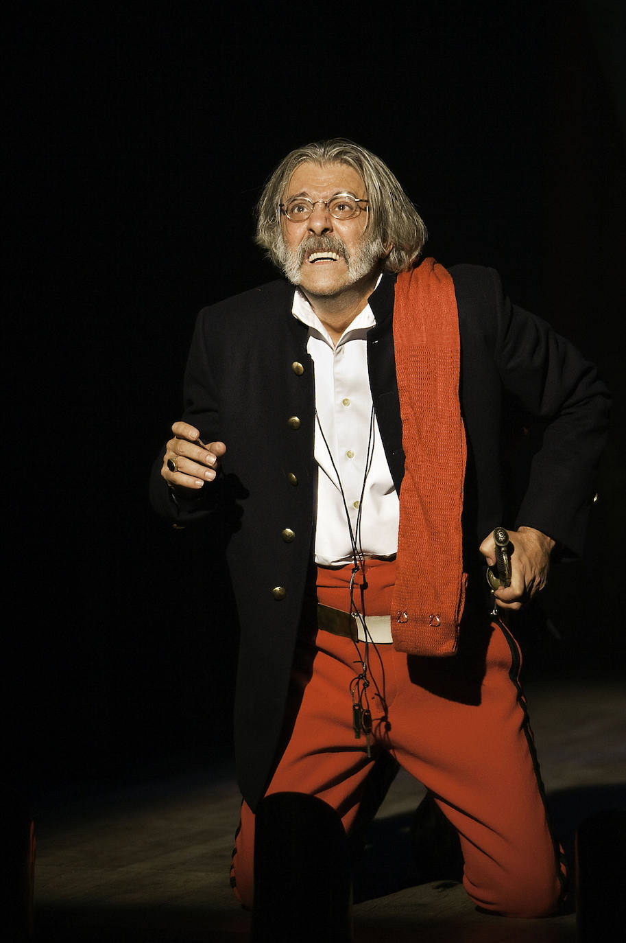 El actor Chete Lera en la obra 'Angelina o el honor de un brigadier'.