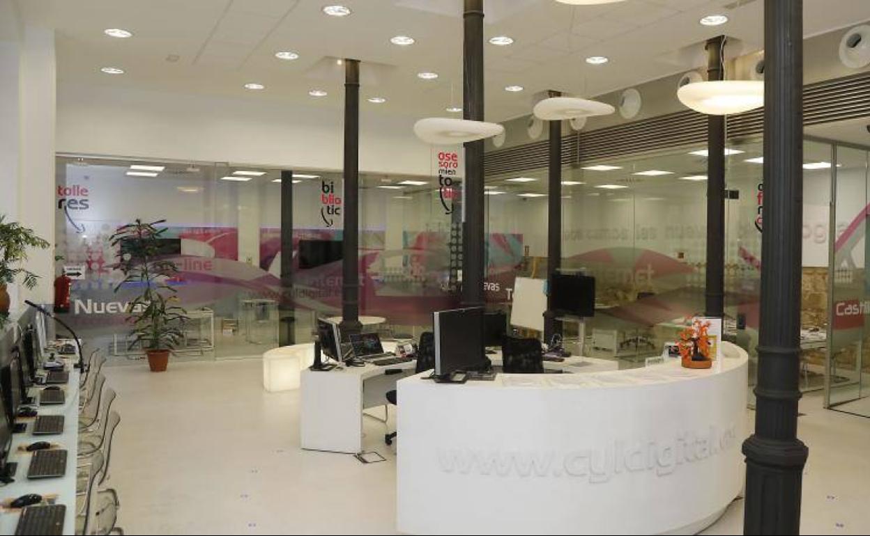 Instalaciones del Espacio Digital de Palencia.