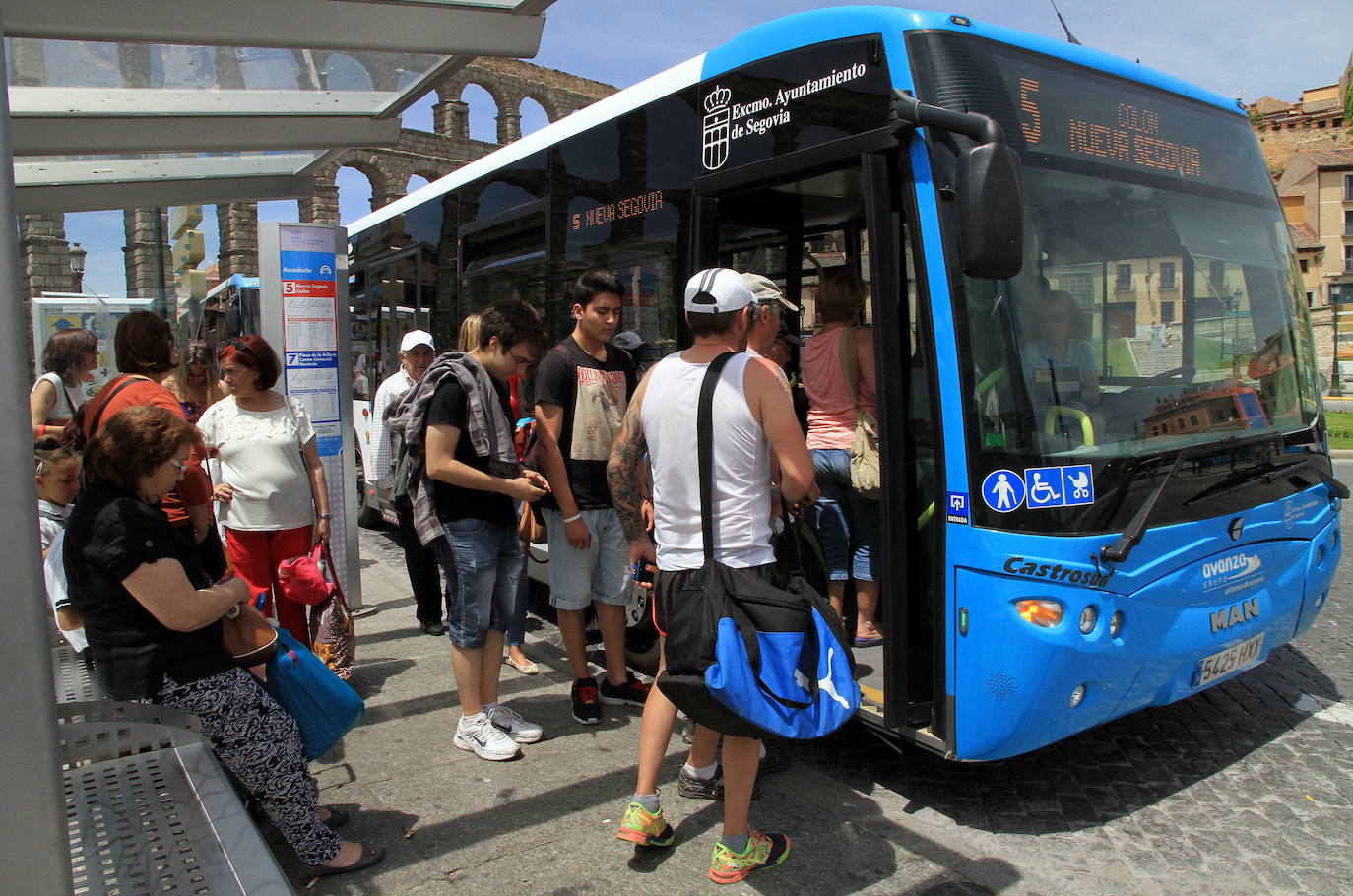 Servicio de transporte urbano de Segovia del anterior pliego.