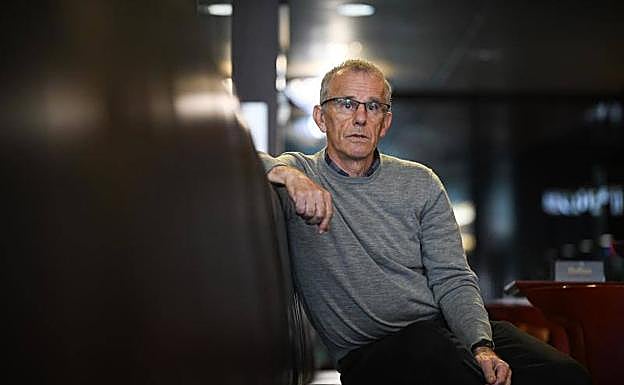 El presidente de Red Íncola, tras la entrevista.