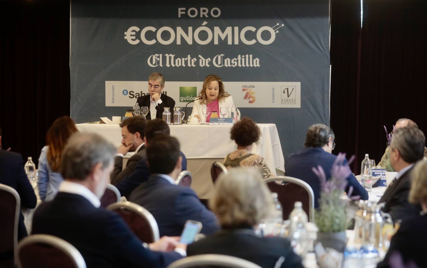 Fotos: La eurodiputada Iratxe García en el Foro Económico de El Norte (1/2)