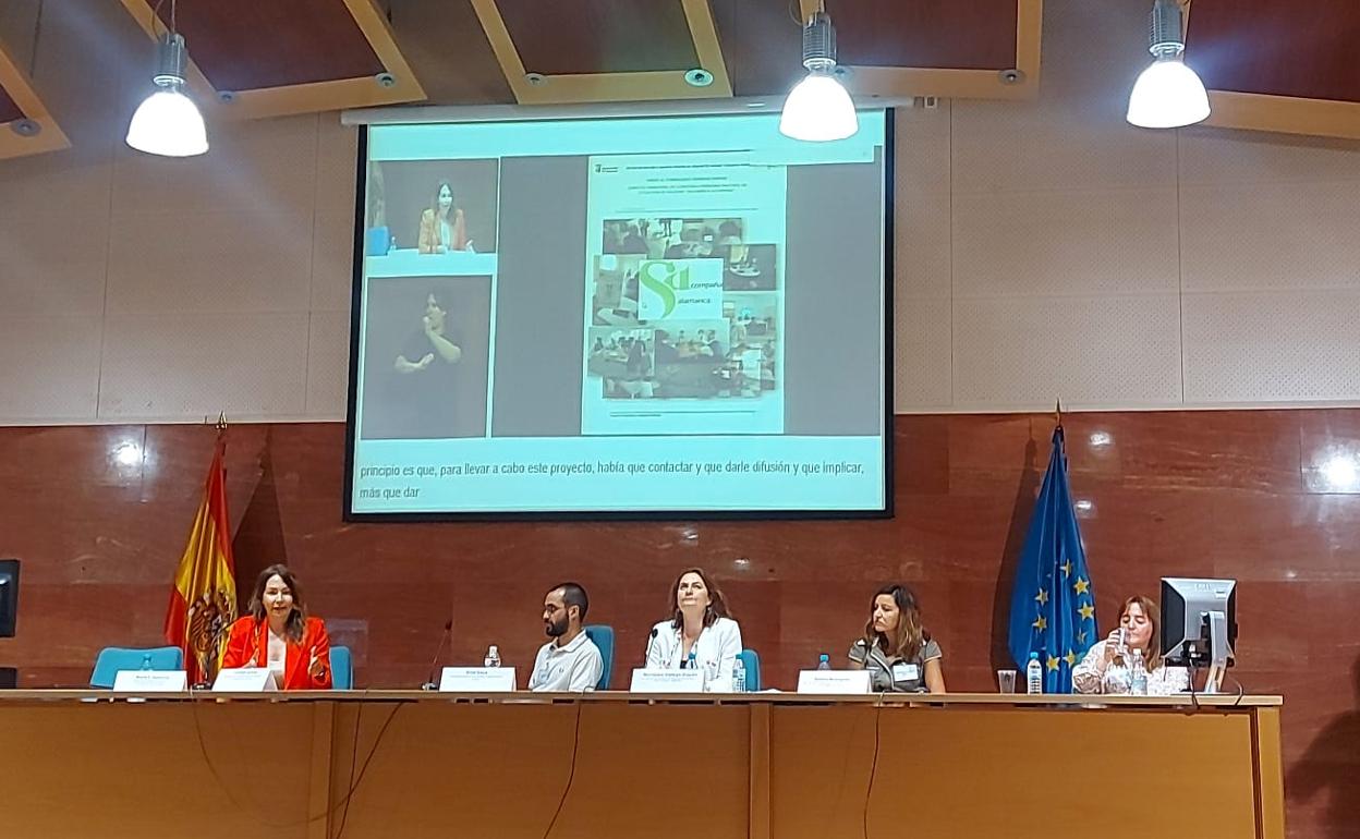 Presentación del programa en el foro en Madrid. 