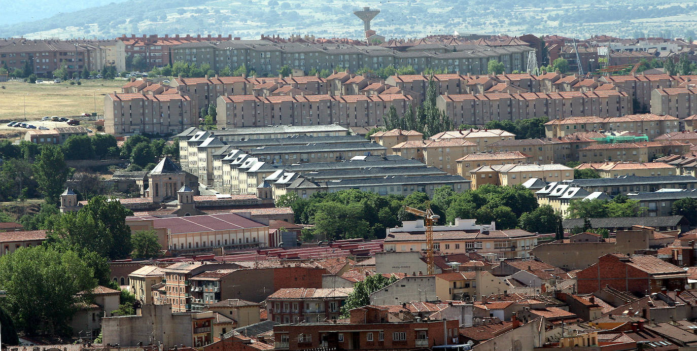 Vista panorámica de Segovia.