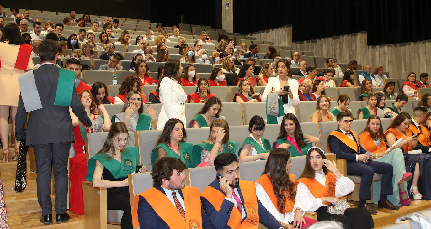 Graduación en el campus de la UVA en Segovia. 