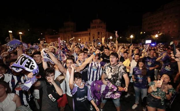 Valladolid se prepara para festejar el ascenso del Pucela: te contamos en directo todos los detalles