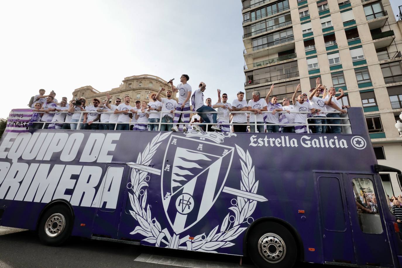 Valladolid disfruta con el ascenso del Pucela. 