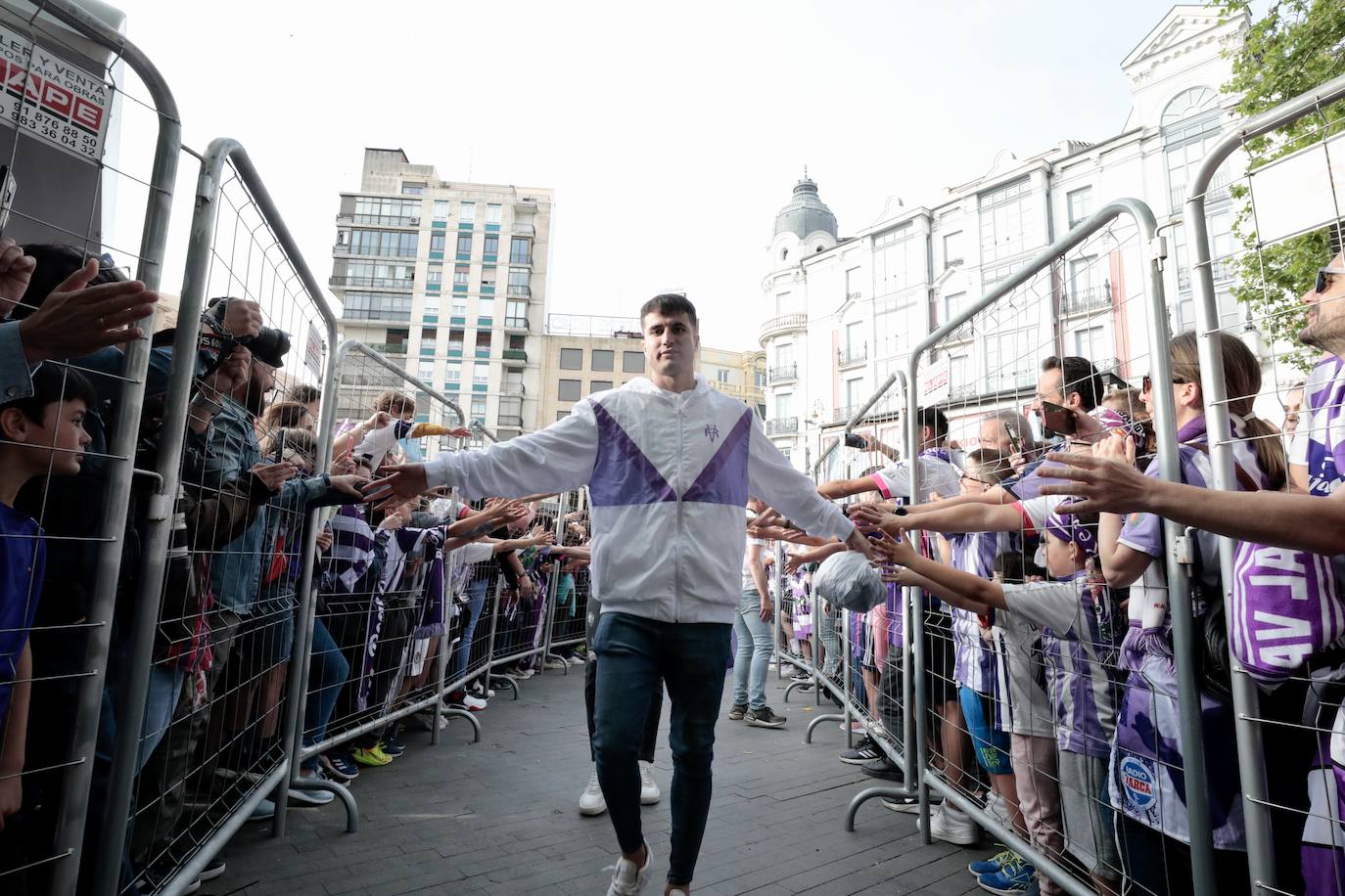 Valladolid disfruta con el ascenso del Pucela. 