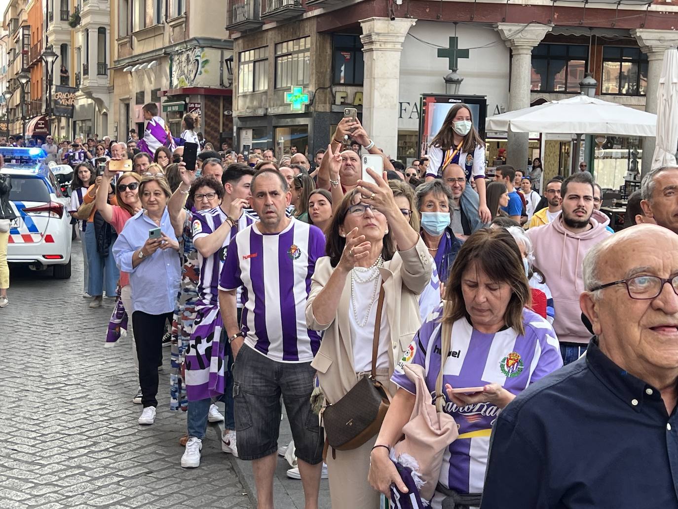 Valladolid disfruta con el ascenso del Pucela. 