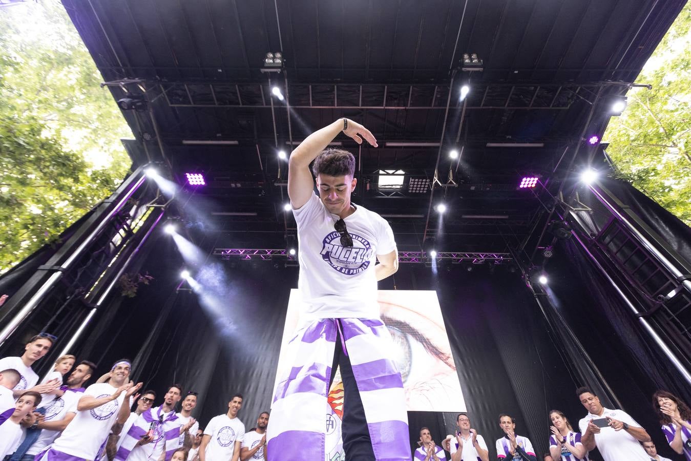 Fotos: El Real Valladolid celebra con su afición el ascenso a Primera Divisón