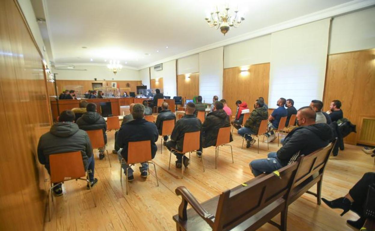 Juicio por la 'operación Rosado' en la Audiencia Provincial. 