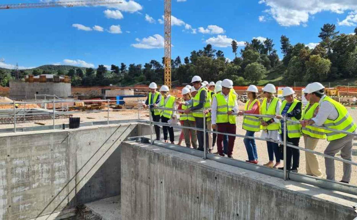 Obras depuradora de Soria.