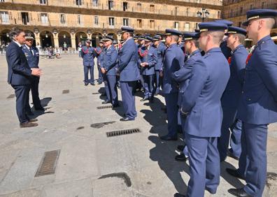 Imagen secundaria 1 - La 73 promoción de la Academia General del Aire de Matacán, nombrada Huésped Distinguido en Salamanca