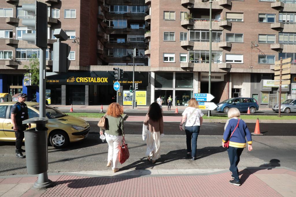 Fotos: Viernes de atascos en Valladolid por las obras