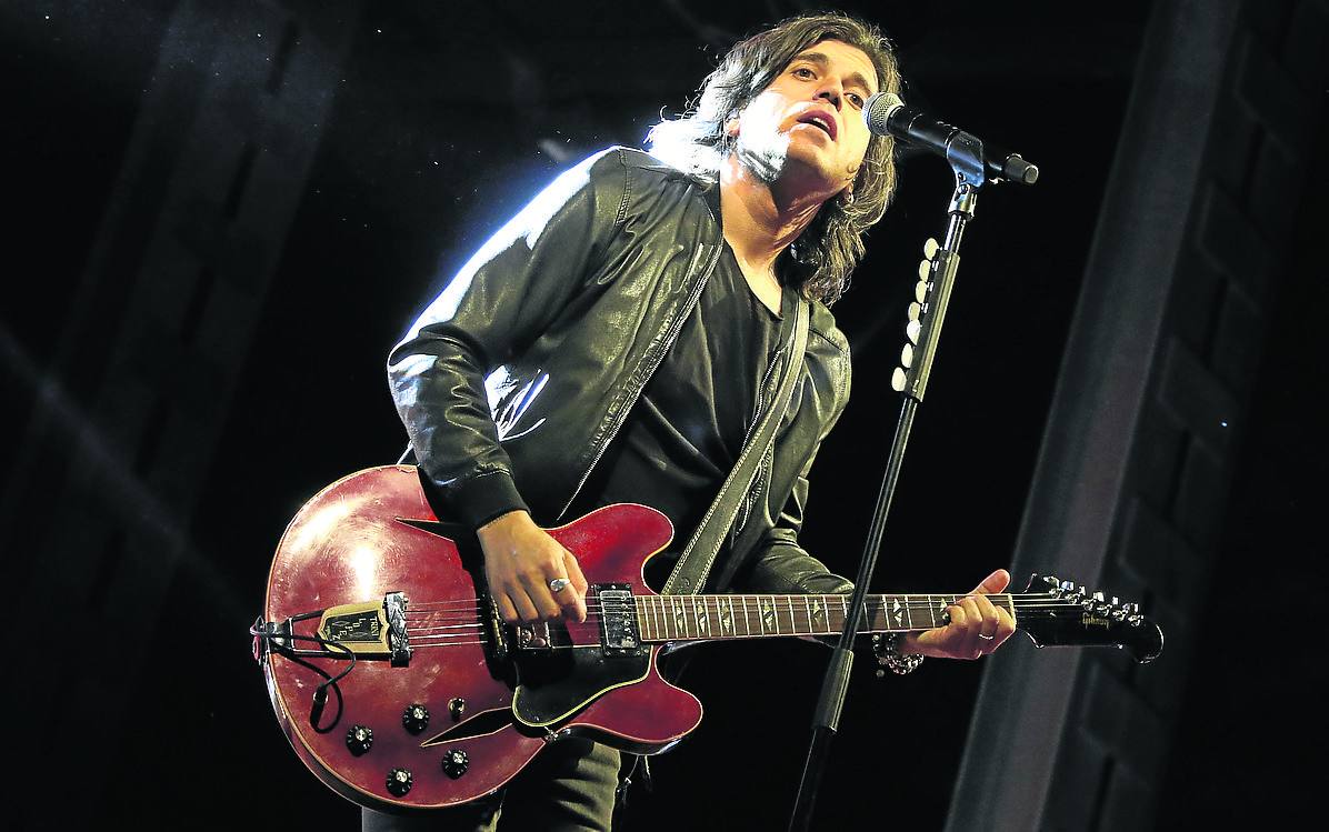 Rulo, en su concierto en el Salón. 