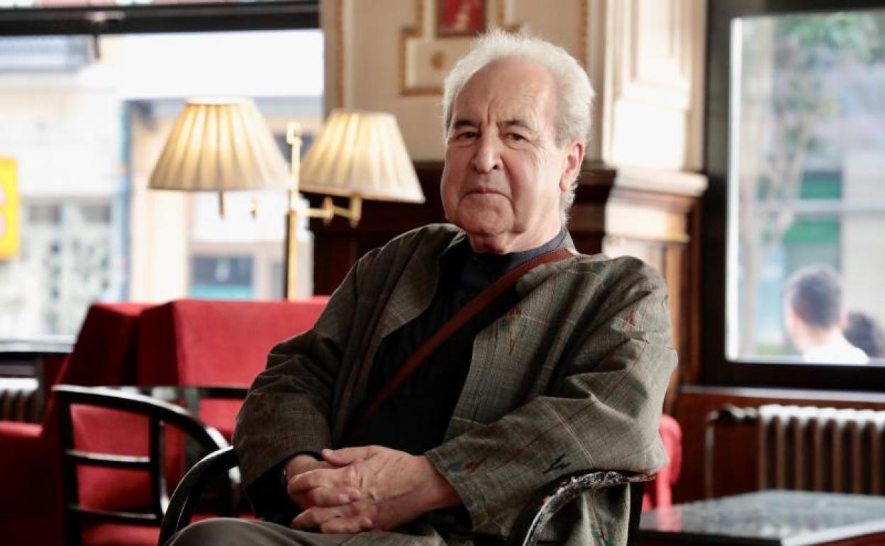 John Banville, en el Círculo de Recreo, de Valladolid. 