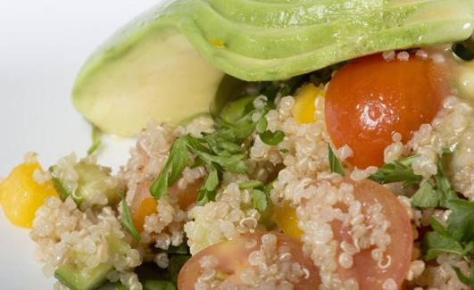 Ensalada de quinoa. 