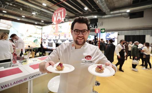 Alejandro San José, del restaurante Habanera Taqueria, en Madrid Fusión 2022. 