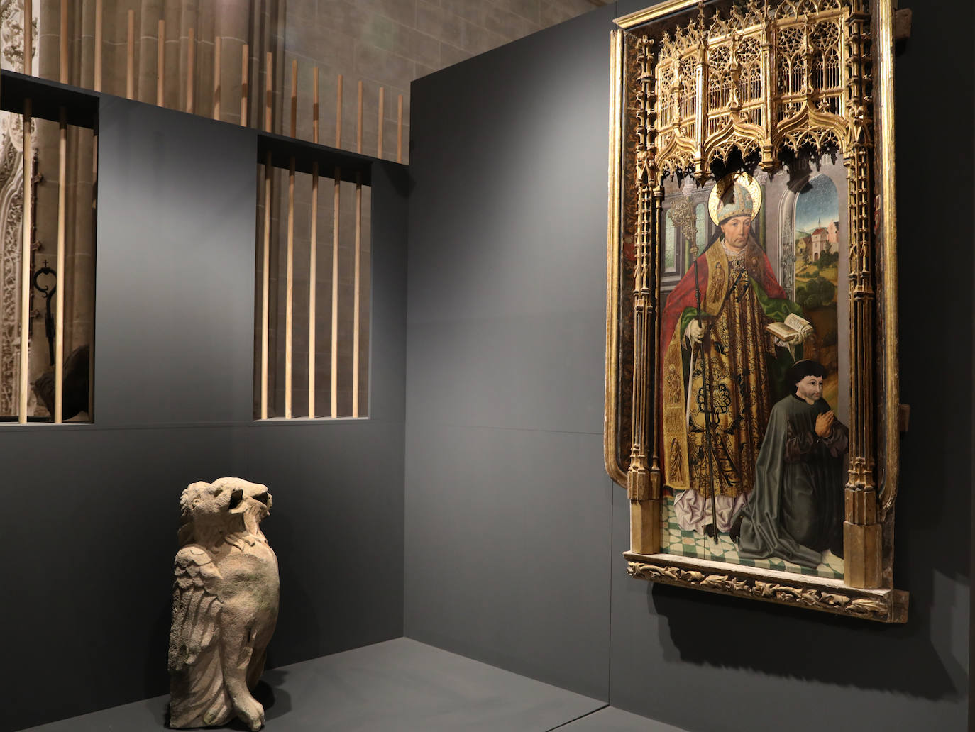 La muestra de arte religioso permanecerá abierta hasta el 11 de diciembre por el séptimo centenario de la Catedral. 