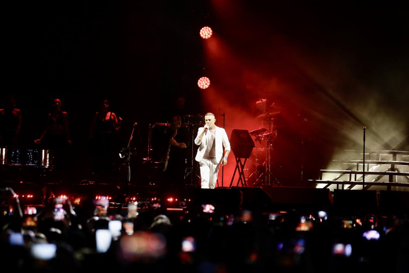 Concierto de Alejandro Sanz, en Valladolid. 