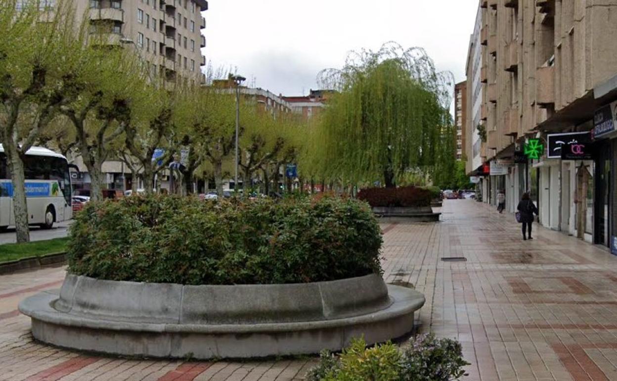 El cadáver se ha localizado en plena calle Vitoria de Burgos. 